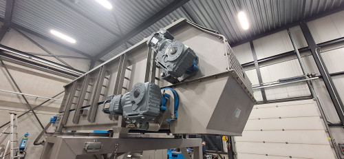 Stortbunker op frame